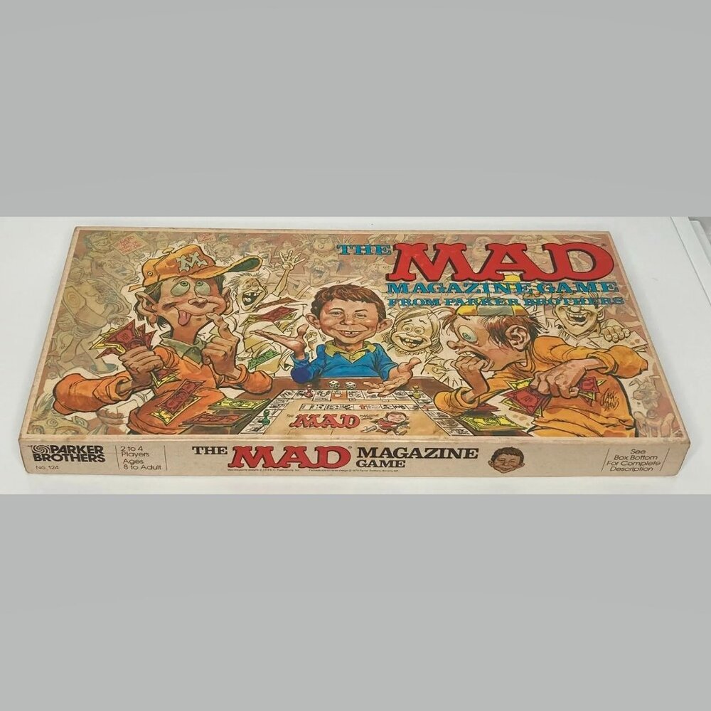The Mad Magazine Board Game by Parker Bros. Brothers 1979 Complete Vintage